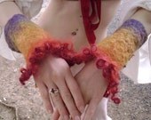 Felted Wrist Cuff Made to Order Envision Your Custom