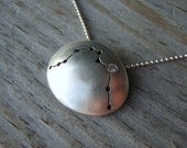 Ready To Ship, Aquarius Constellation Pendant With Sterling and Diamond