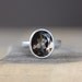 Ready To Ship Rock FETISH in Smoky Quartz Gemstone Ring set in recycled Sterling Silver