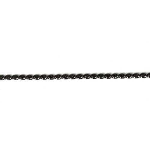 Chain - Fine Beading Chain 1mm Gunmetal (3 Feet) CH78