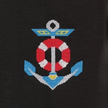 PATTERN Stitch'd Ink 'Anchor Tattoo' Cross Stitch PDF Download