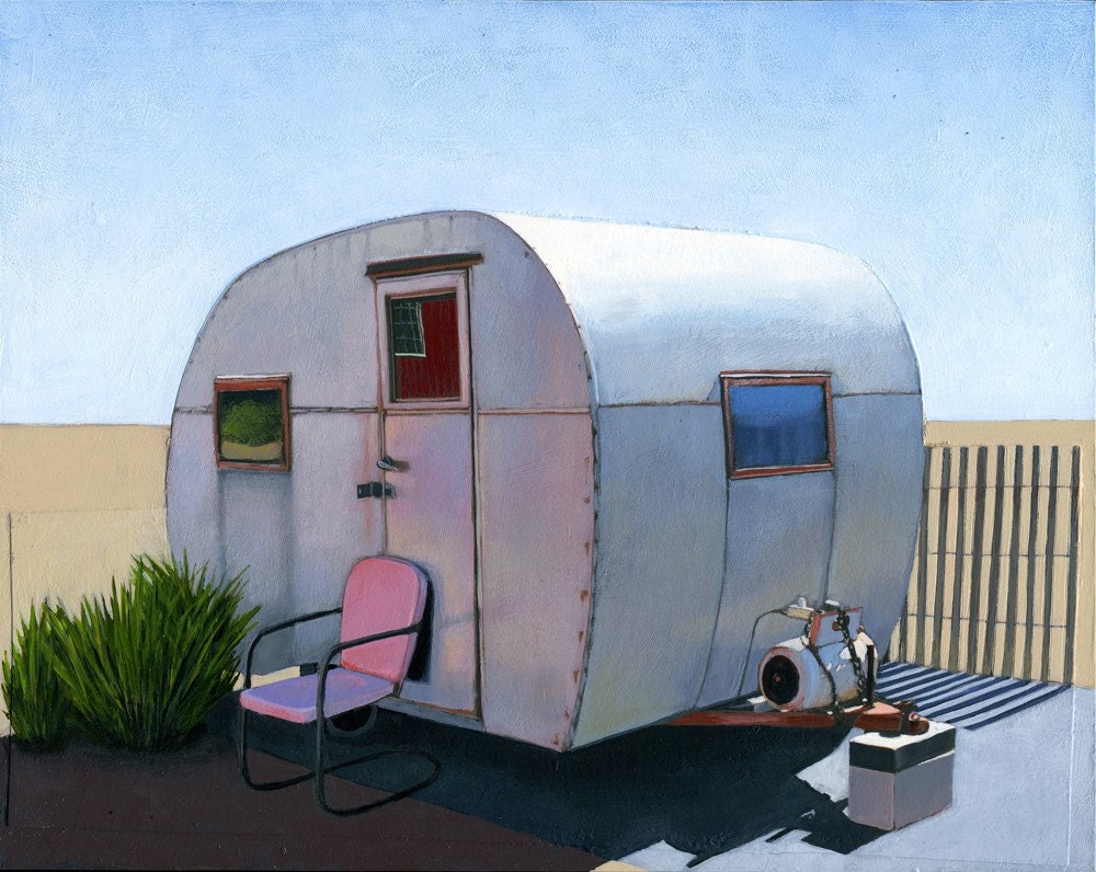 Desert Camper - limited edition archival print 39/100