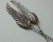 Modern Wings Lariat - Brass