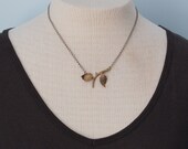 SALE - Little Twig Necklace - Brass