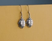 Ladybug Earrings - silver
