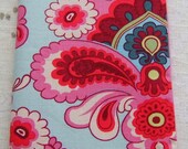Passport cover made with a pretty Amy Butler fabric