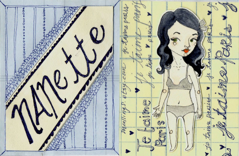 Paper Nanette Paper Doll