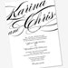 Wedding Invitation Karina