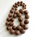 Vintage Necklace / 1950s Necklace / Gumdrop Beaded Necklace / Art Deco