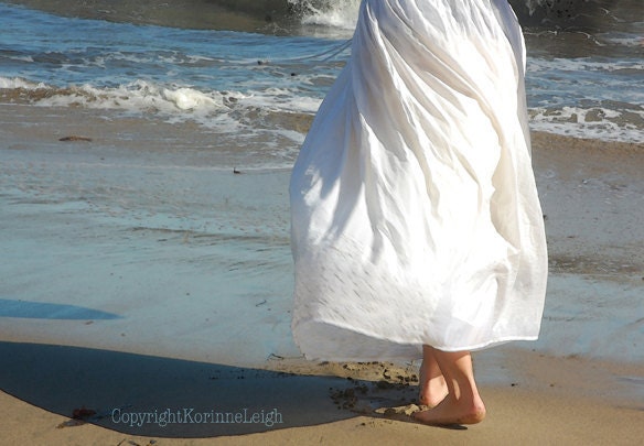 Feeling the sun with barefeet - original 5x7 photograph