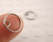 Titanium Hypo Allergenic Earring Hoops - 20 gauge - 15mm