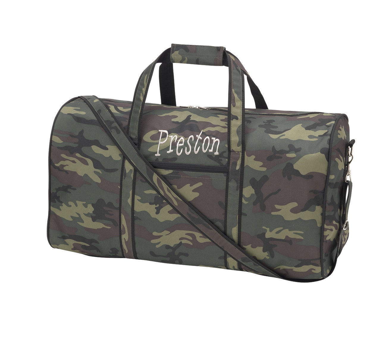 Personalized / Mongrammed Camo Duffel Bag