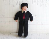 Vintage Celluloid Boy European Russian Doll Antique