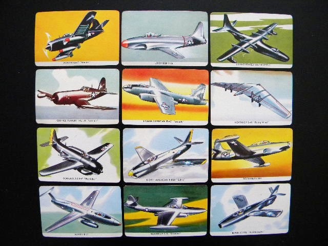 Vintage Aircraft Trading Cards