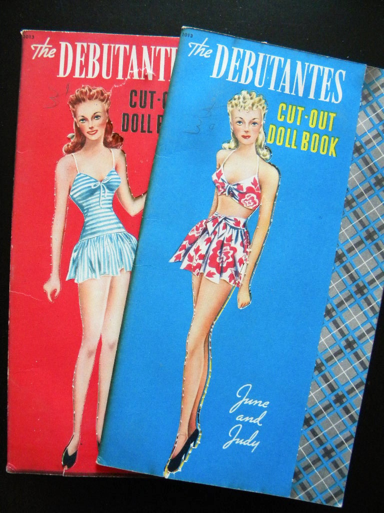 SALE-The Debutantes Paper Doll Books Whitman 1942