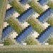 PRICE REDUCED cyber monday King size blue and green weaver fever with matching dust ruffle