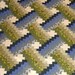 PRICE REDUCED cyber monday King size blue and green weaver fever with matching dust ruffle