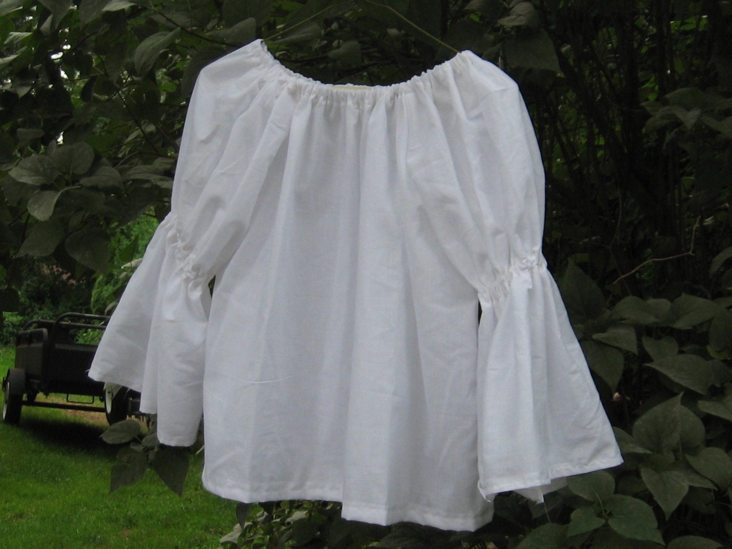 Womens Ladies Adult  Peasant Poet Blouse shirt top Prairie White Fall School ALL SIZES Boutique