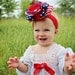 boutique PATRIOTIC over the top bow with headband