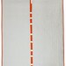 Contemporary Baby Blanket - Tangerine Ladders