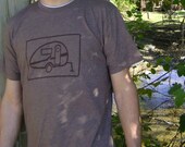 S, M , L, XL, XXL  - Mens Camper Tee in Brown