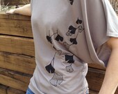 New - S, M, L, XL, XXL  Falling Ginkgos in Mocha