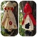 Red Riding Hood and Woodland Raggedy Ann doll Sewing Pattern Set Folk Art DIY