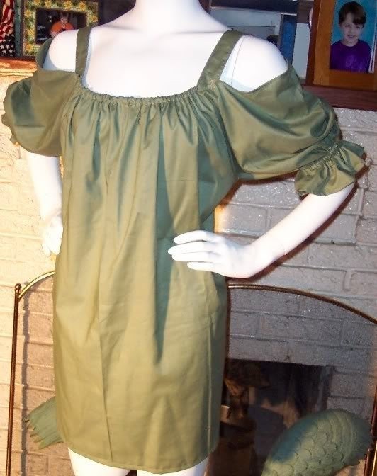 Sage Renaissance pirate witch Chemise Blouse