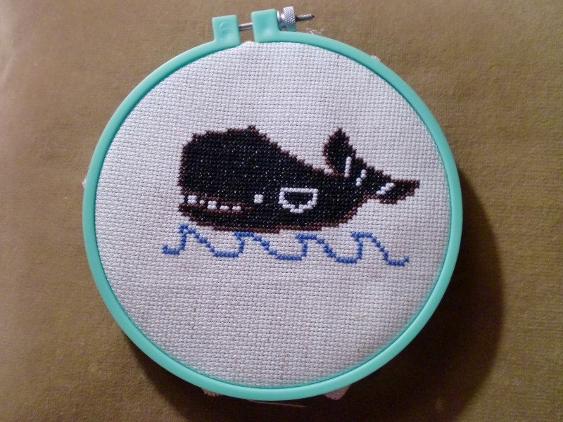 Little Whale Cross-Stitch