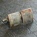 Car Engine Part CUFFLINKS - salvage vintage FORD part with original stampings of logo and part numbers