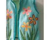 Frilly Flowers Vest