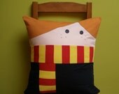 Red Head Wizard Pillow