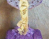 Lavender Angel Treasure Trinket Mystery Box Wishes OOAK Enchanted Fairy Romantic Altered Art Assemblage Fantasy Embellished Mixed Media