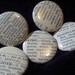 2 Vintage Dictionary Custom Buttons