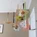 Safari Mobile, elephant mobile, modern baby mobile, nursery decor, baby room, custom baby mobile, paper mobile, graphic mobile, nursery art