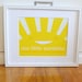 Our Little Sunshine Print modern nursery wall art poster custom - 8x10