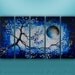 CUSTOM PAINTING Abstract Modern Landscape Tree Asian Art by Gabriela 50x30 Large
