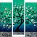 CUSTOM PAINTING Abstract Modern Landscape Tree Asian Art by Gabriela 50x30 Metallic Large