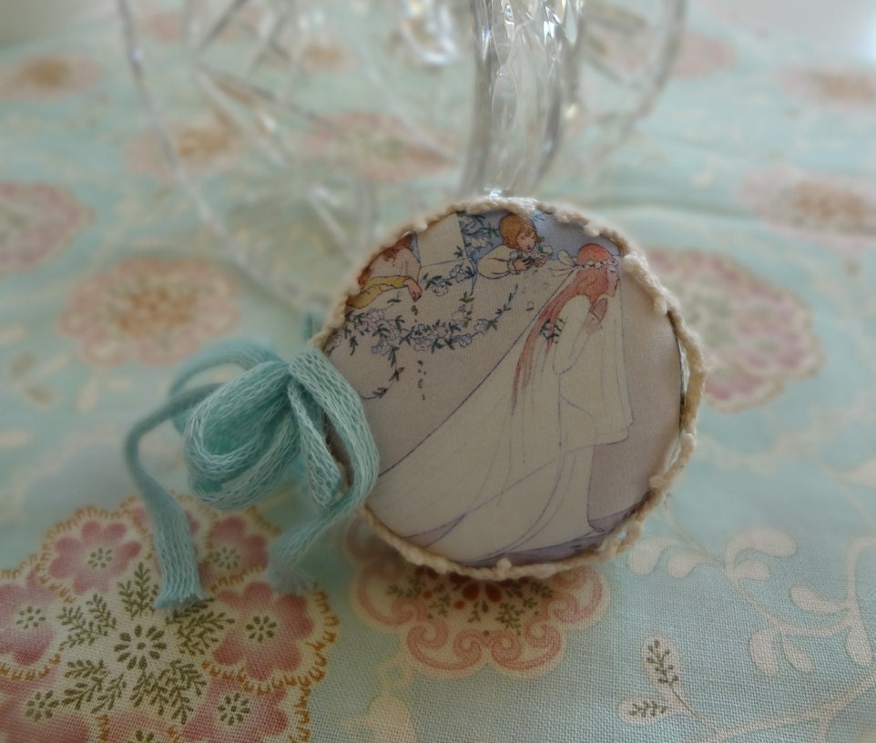 Wedding Favor Tape Measure Vintage Bride - SweetScarlett