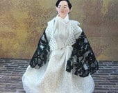 Edgar Allen Poe Miniature Annabelle Lee Doll Art Collectible