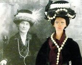 Author Doll Willa Cather Miniature Art Collectible