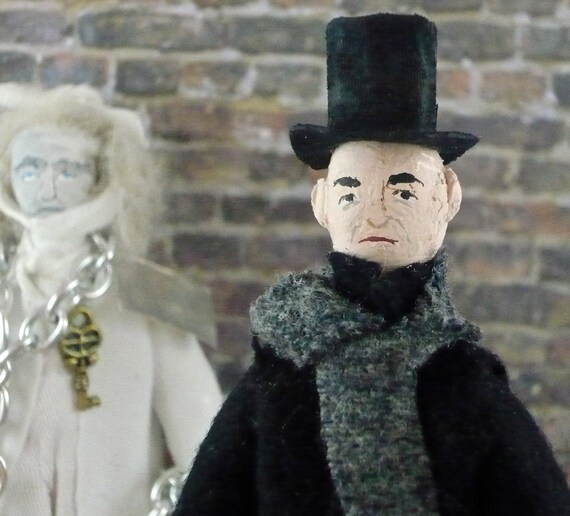 Ebenezer Scrooge Doll Miniature Charles Dickens Character