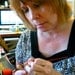 Writer Doll Miniature Edna Ferber Author Art Collectible