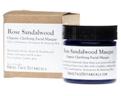 Rose Sandalwood Ayurvedic Facial Mask for All Skin Types - Natural and Organic Skin Care