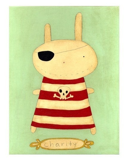 Children's Art Print  (Charity Pirate)