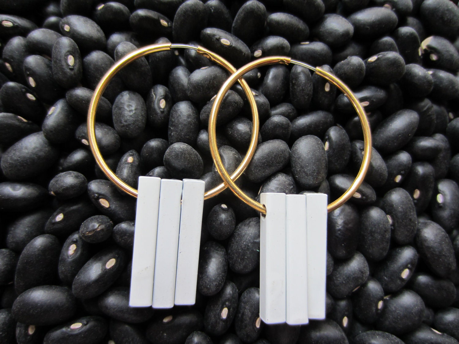 White Stick Hoop