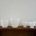 INSTANT COLLECTION. Milk Glass Centerpiece Vases NEW STOCK