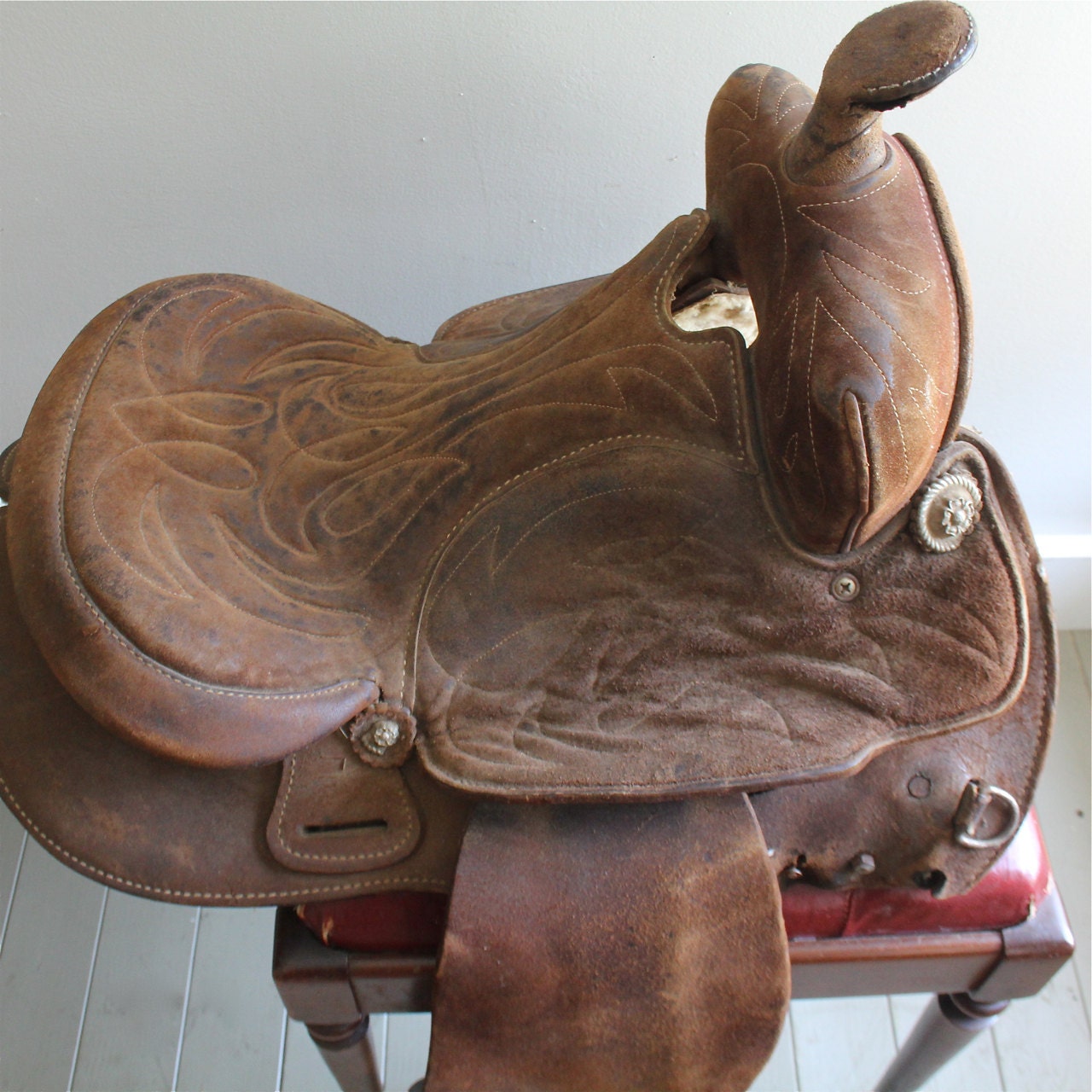 Vintage Western Ranch Saddle