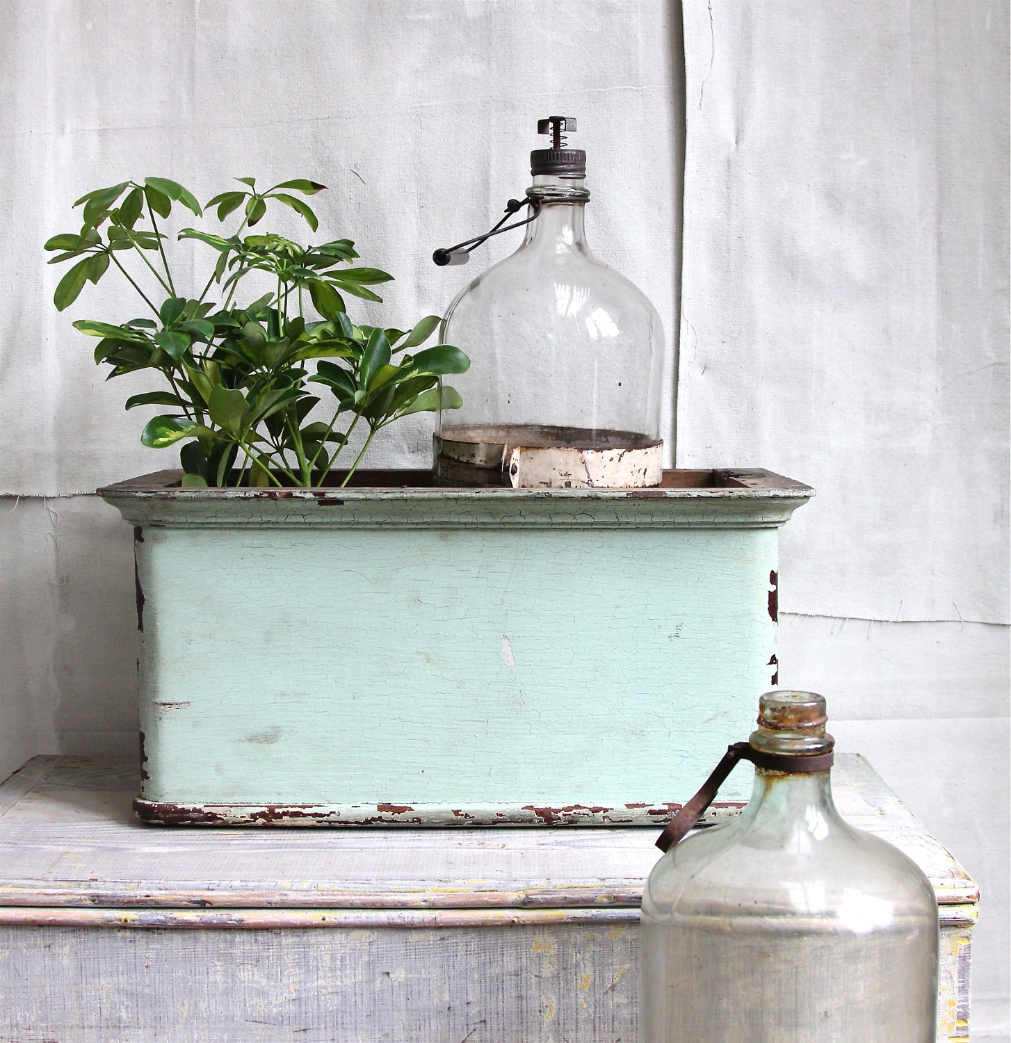 Antique Dry Sink - Planter, Primitive and Rustic