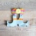 ON SALE  Vintage Crepe Paper Garland - Circus Neon